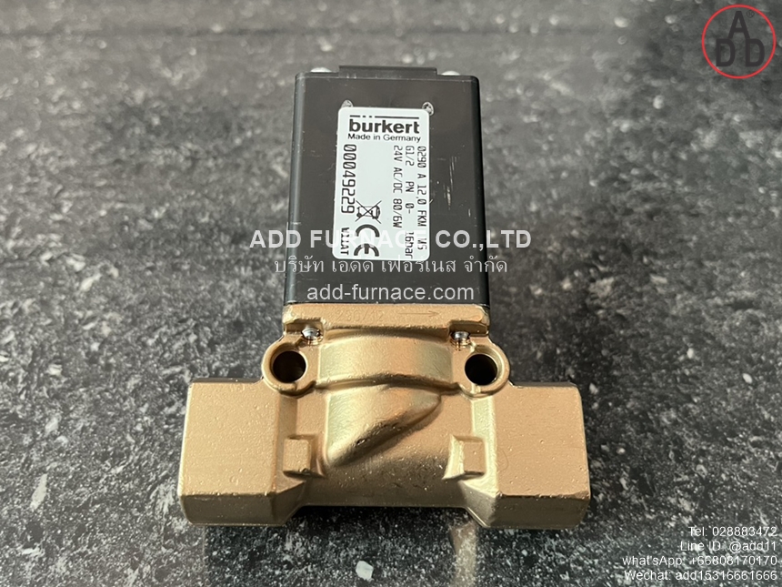 Burkert 0290 A 12,0 FKM MS (24V) (4)